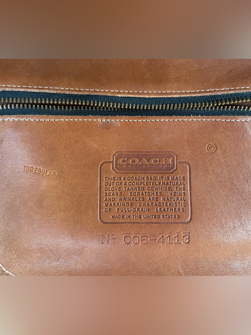 Vintage COACH Broadway Satchel 9891 British Tan Leather - Picture 2 of 10